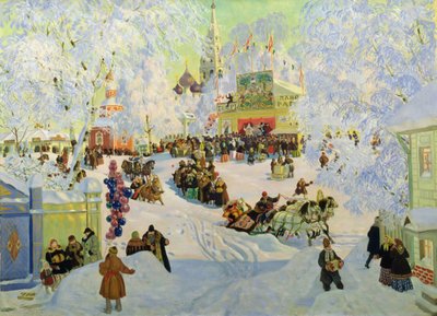 Martedì Grasso, 1919 da Boris Mikhailovich Kustodiev